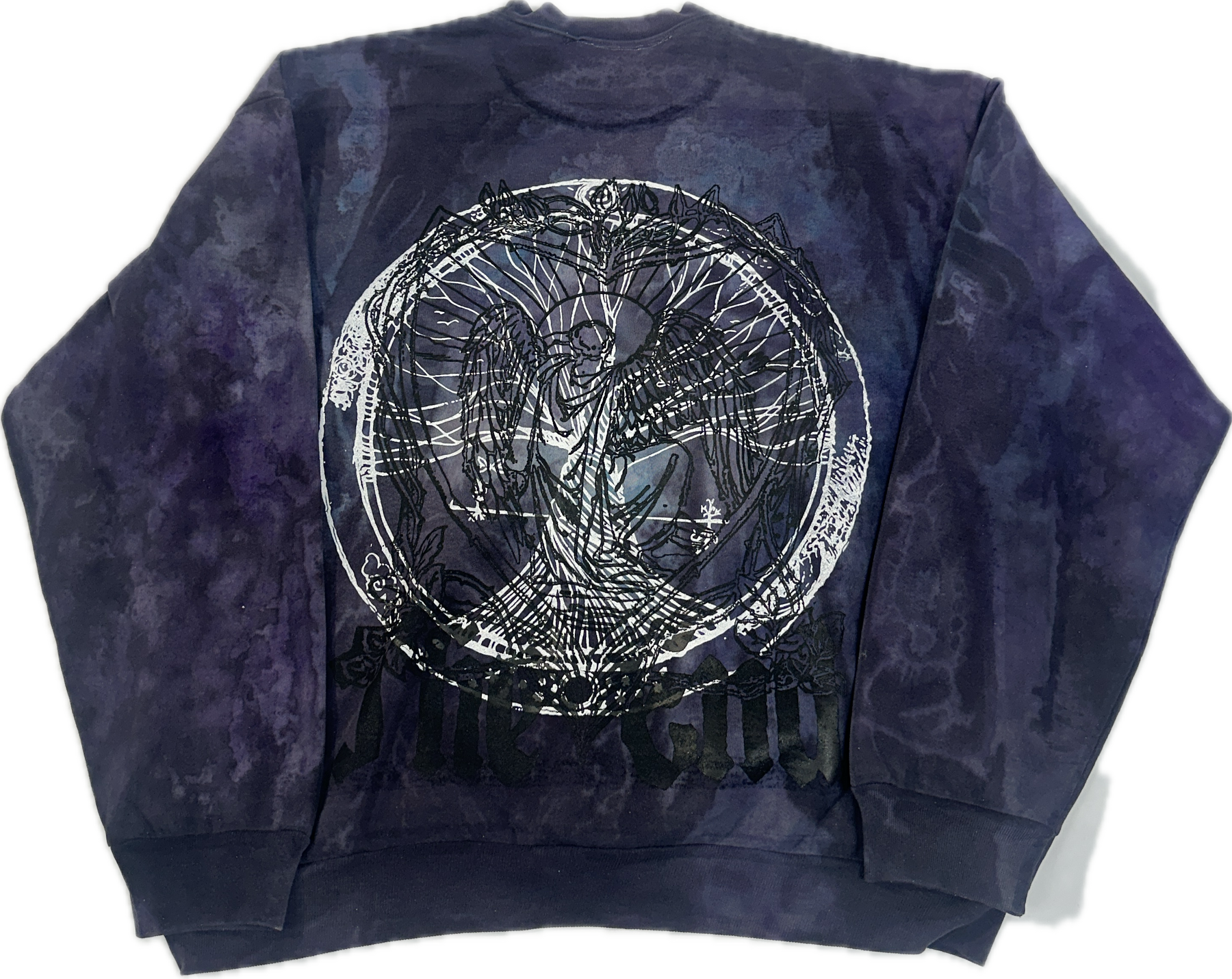 Black Ice Dye Concept Crewneck