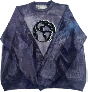 Black Ice Dye Concept Crewneck