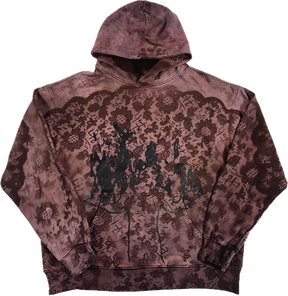 MOCHA FLOWER HOODIE