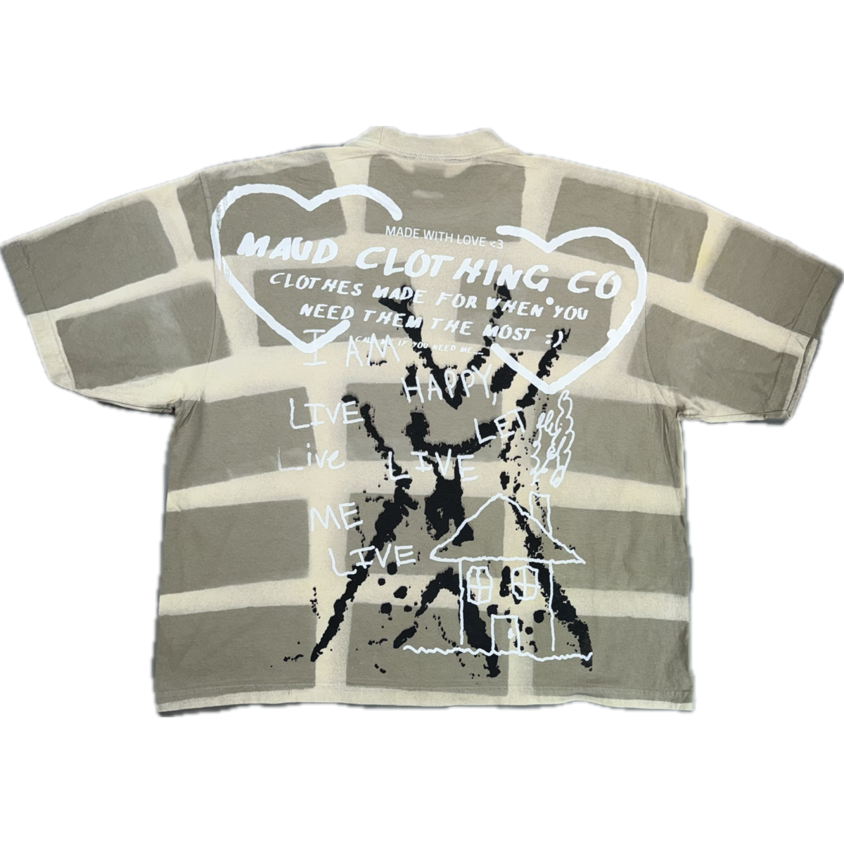 OATMEAL BRICK TEE- V2